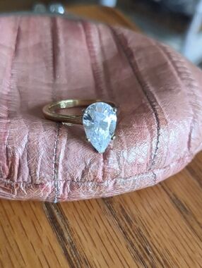 Avon Diamond Style CZ Pear-Cut Ring